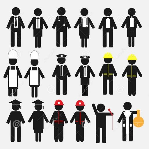 occupation word search icon