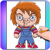 How To Draw Killer chucky (killer Chucky game) icon