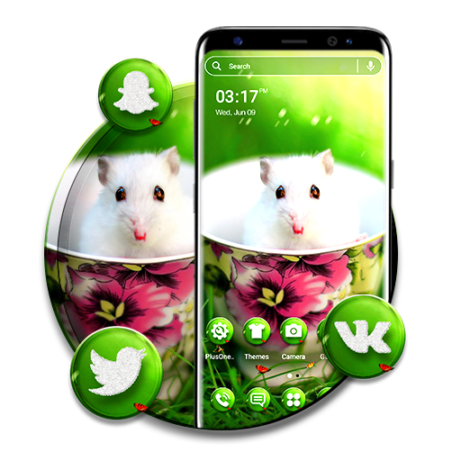 Mouse Cup Theme Launcher أيقونة