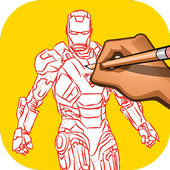 How to Draw Iron Man icon
