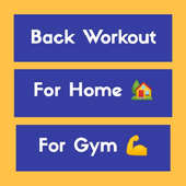 Back Workout at Home icon