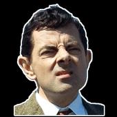 Mr bean stickers pegatinas. icon
