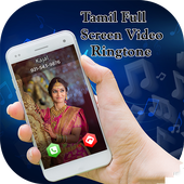 Tamil Full Screen Video Ringtone for Incoming Call icon