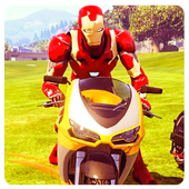 Superheroes Bike Stunt Racing Game: Bike Racing3D icon