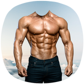 Man Body Builder Photo Suit icon