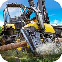 Logging Harvester Truck