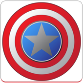 Fidget Spinner - Captain USA icon