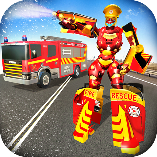 Firefighter Robot Transform Truck: Rescue Hero icon