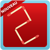 Casse-tête avec des allumettes icon