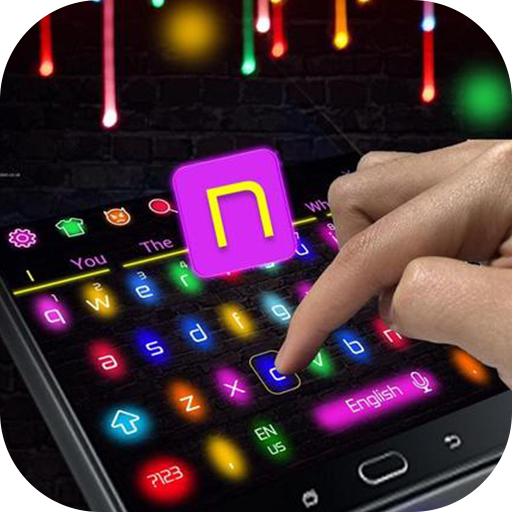 Sparkle Neon Led Keyboard icon