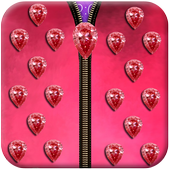 Diamond Zipper Lock Screen icon