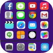 Launcher For IOS; New IPhone X ios 11 Style Theme icon