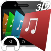 3D Songs Music Player आइकन