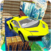 Impossible Car : Endless Sky Track Stunt Racing 3D icon