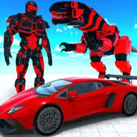 Dinosaur Robot Transform: Car Robot Transport Sim