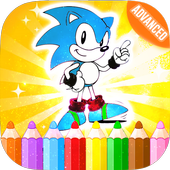 Advance Coloring book For Sonic Hero Dash icon