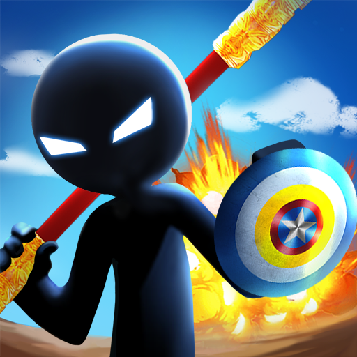 Stickman Super Hero Ironman icon
