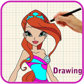 How To Draw Winx Club icon