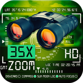 Binoculars LRS 45x Zoom-Night Mode icon