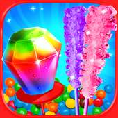 Ring Pop & Rock Candy Maker - Rainbow Cooking Kids on 9Apps