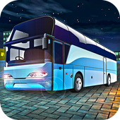 Coach Bus Night Parking Simulator icon