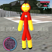 Iron Stickman Rope Hero Vegas Gangst Crime Mafia icon