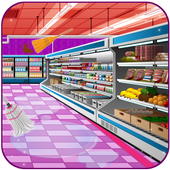 Supermarket - Clean up Game for Kids icon