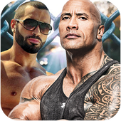 Selfie with Rock: Rock Wallpaper: WWE Photo Editor icon