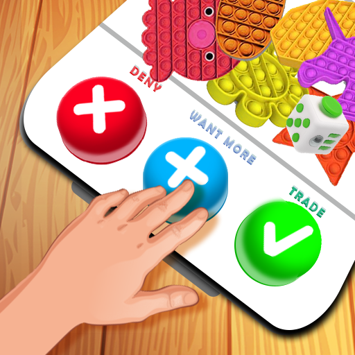 Giocattoli mobili di fidget: giochi rilassanti pop icon
