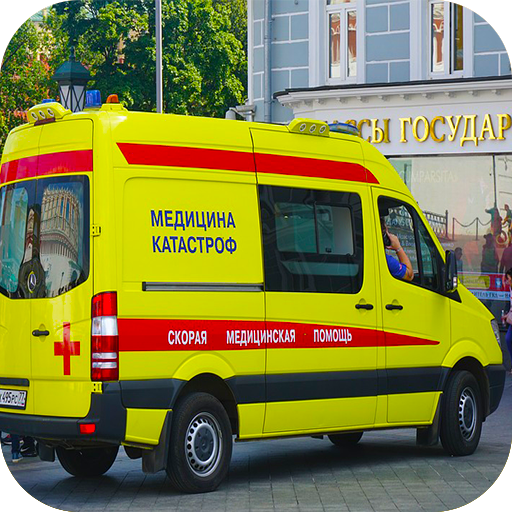 City Ambulance Rescue Driver icon