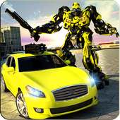 Robot Car Transform Street Fight Game