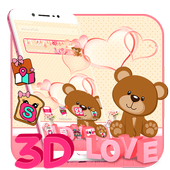 Cute Teddy Parallax Launcher Theme 🐻 icon