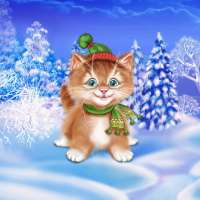 Winter Cat Live Wallpaper on 9Apps