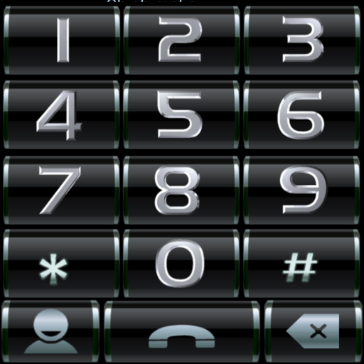 THEME METAL BLACK FOR EXDIALER icon