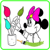How To Color Minnie Mouse Coloring Game For Adult icon