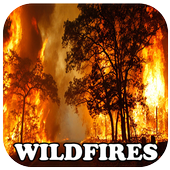 Corona wildfire Southern California wildfire :News icon