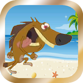 Super zig jump sharko  run icon