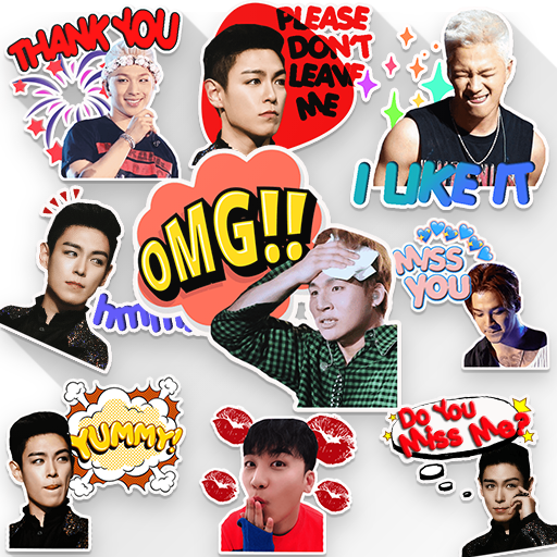 BigBang K-Pop 빅뱅 Meme Emoticon Whatsappsticker App icon