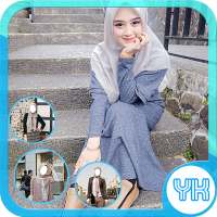 OOTD Hijab Fashion Photo Frame on 9Apps