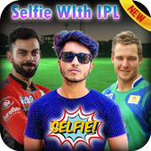 Cricket photo editor &amp; Selfie with Crickter icon
