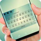 Cyan Wallpaper Keyboard for Samsung Galaxy on 9Apps