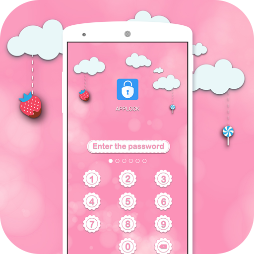 AppLock Theme Pink Sky icon