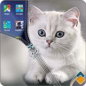 Kitty Zipper Lock on 9Apps