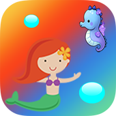 mermaid match 3  puzzle swap icon