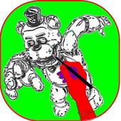how to draw FNAF icon