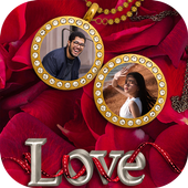 Dual Love Locket Photo Frames - Love Photo Editor icon