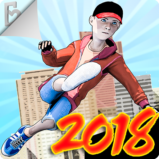 Flip vector parkour Dive icon