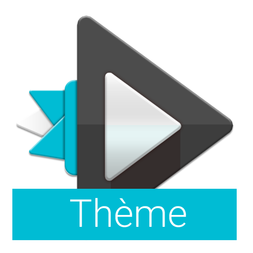 Bleu Charcoal Thème icon