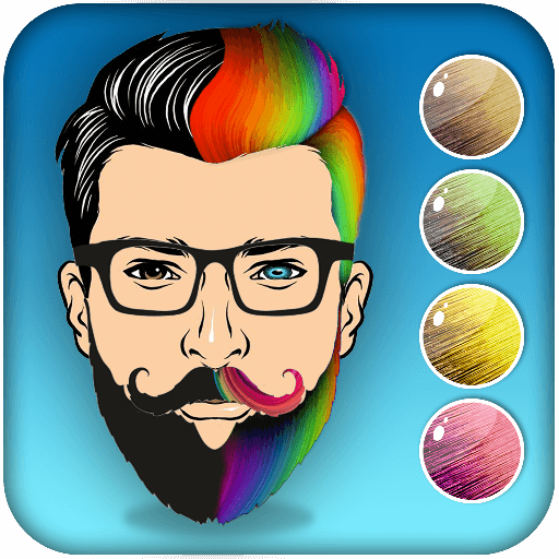 Mustache &amp; Beard Color Effect - Hair Color Changer icon