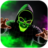 Halloween Light Mask Photo Maker icon